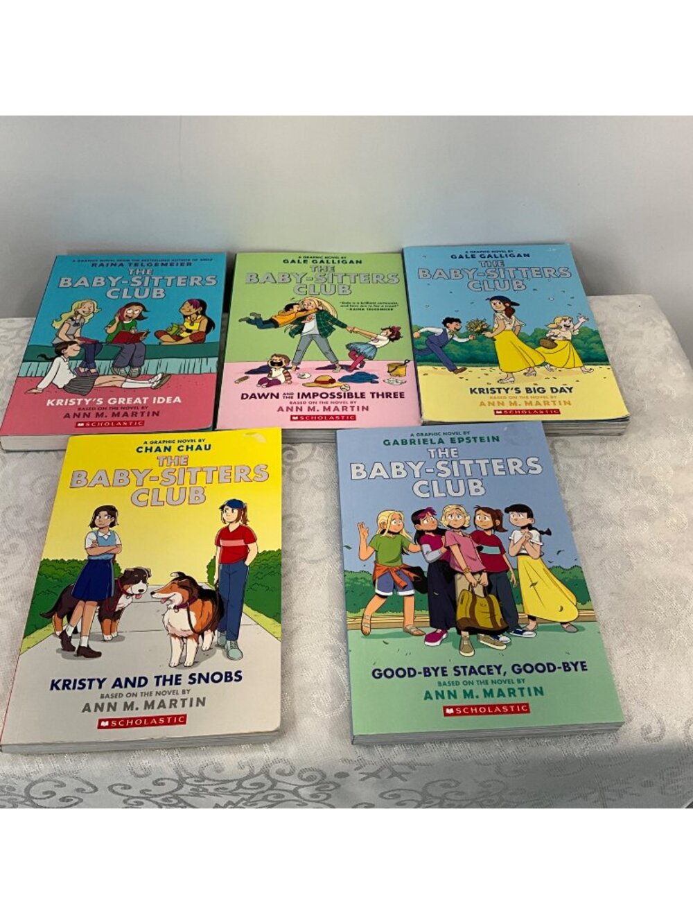 The Baby-Sitters Club Graphic Novel Lot Of 6 By Ann M. Martin Scholastic Books